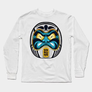 The Great Japanese Daruma 2 - Yabisan vector art - Long Sleeve T-Shirt